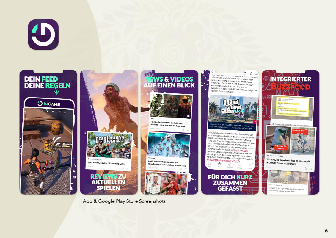 Gaming News | App Screenshots