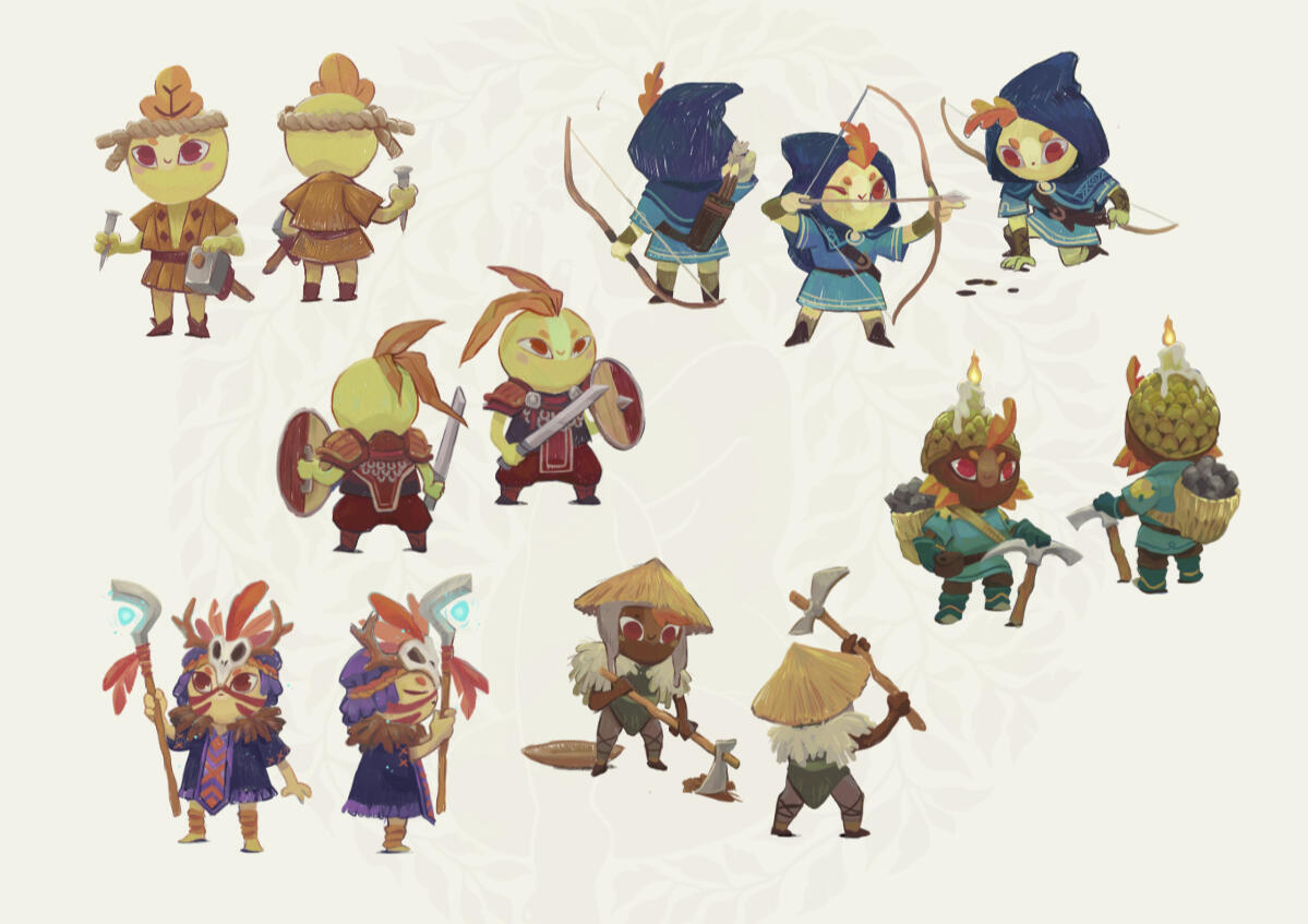 Leaf people | Charakter Design