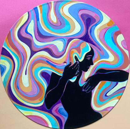 female creativity Schallplatten workshop
